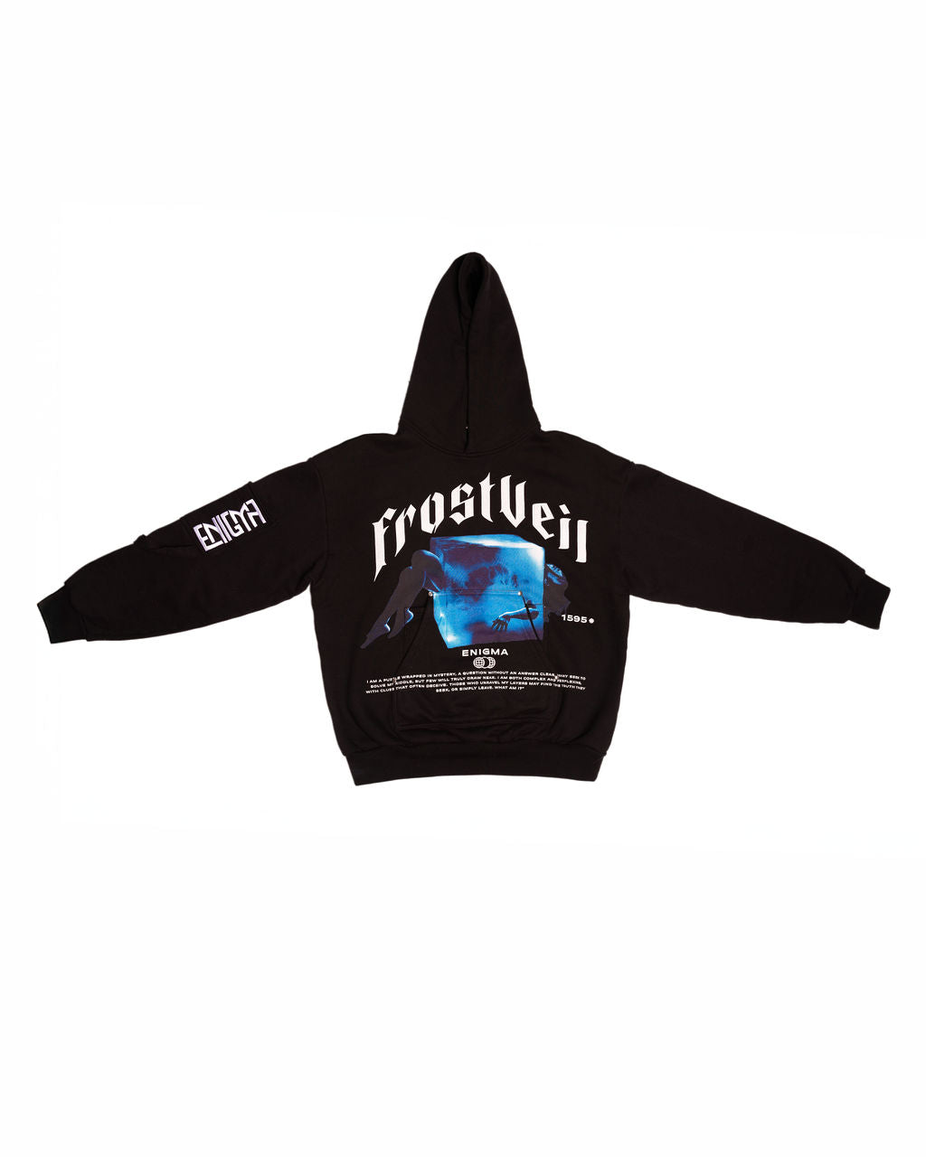 FrostVeil, Noir Hoodie