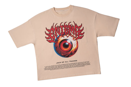 Inferno Gaze, Ivory T-Shirt