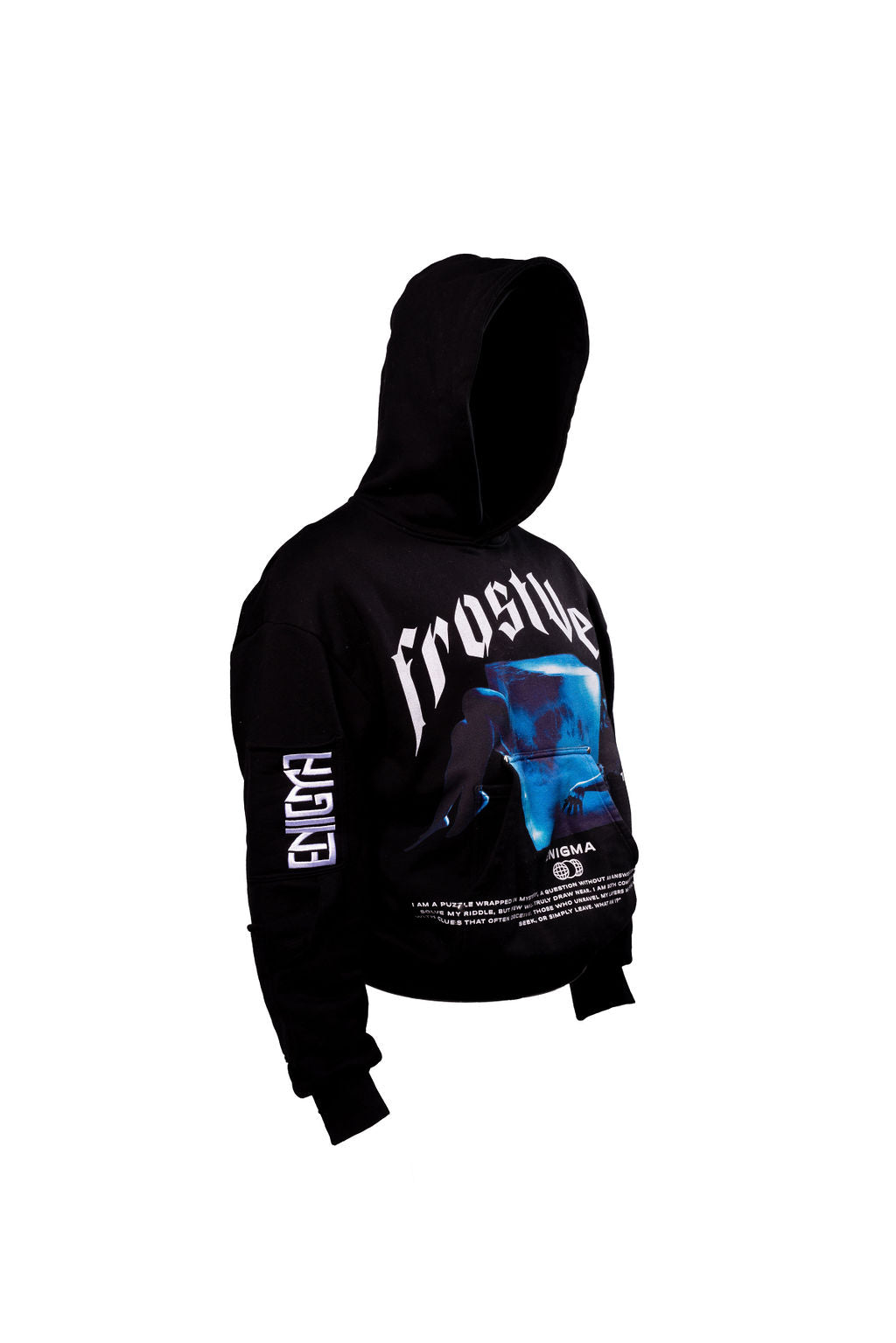 FrostVeil, Noir Hoodie